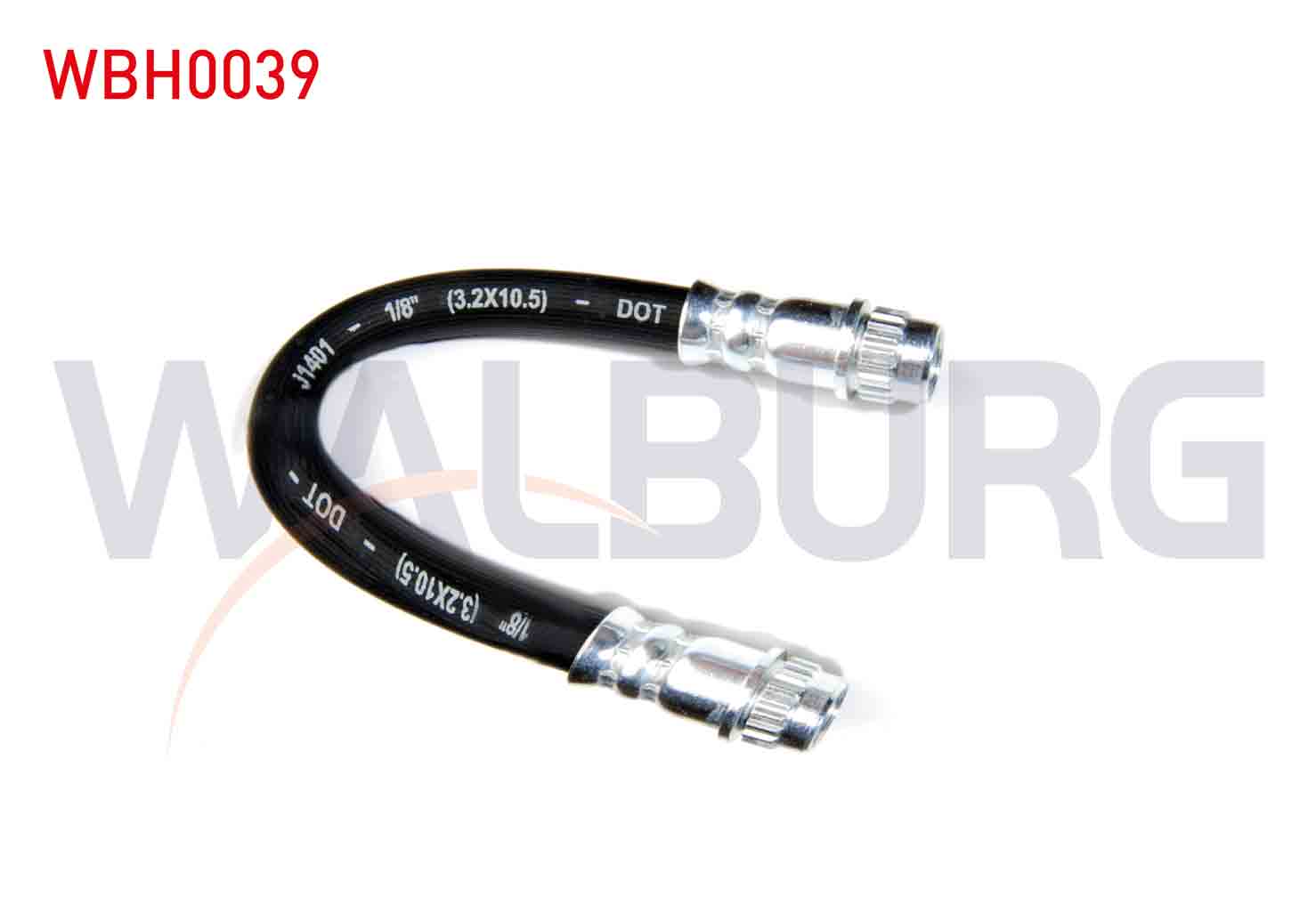WALBURG FHY2746 | FREN HORTUMU ARKA SOL-SAG 170mm RENAULT SYMBOL II (LU1/2) 2008-2012 / CITROEN C3 II 2009-2016 / CITROEN C4 CACTUS 2014- / RENAULT CLIO II (BB0/1/2,CB0/1/2) 1998-2005 / RENAULT CLIO