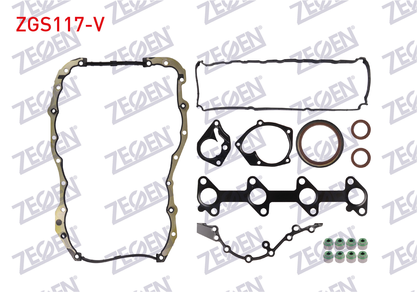 ZEGEN  | MOTOR TAKIM CONTA (SKC YOK) FLUENCE / CLIO / MEGANE 1.5 DCI (VITON KECELI)