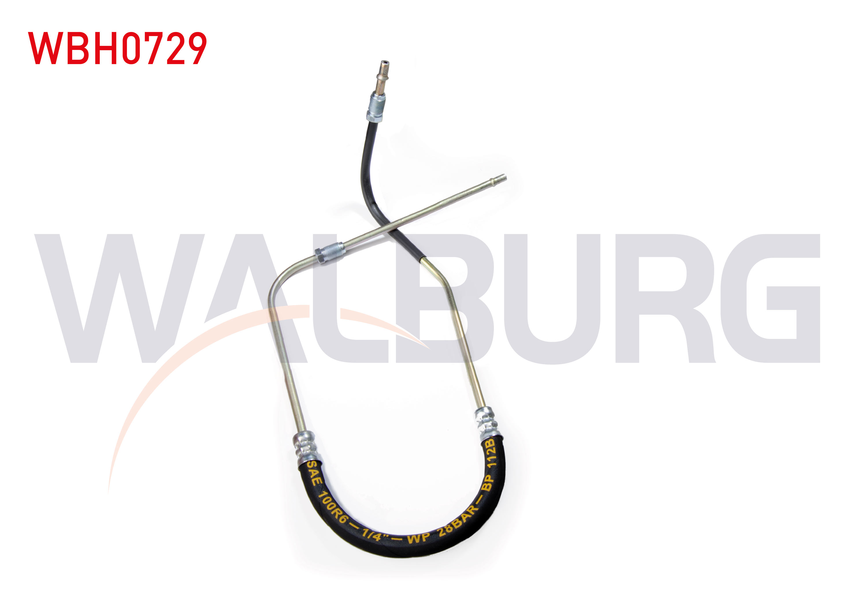 WALBURG  | DEBRIYAJ HORTUMU 235mm PEUGEOT J9 1980-1988