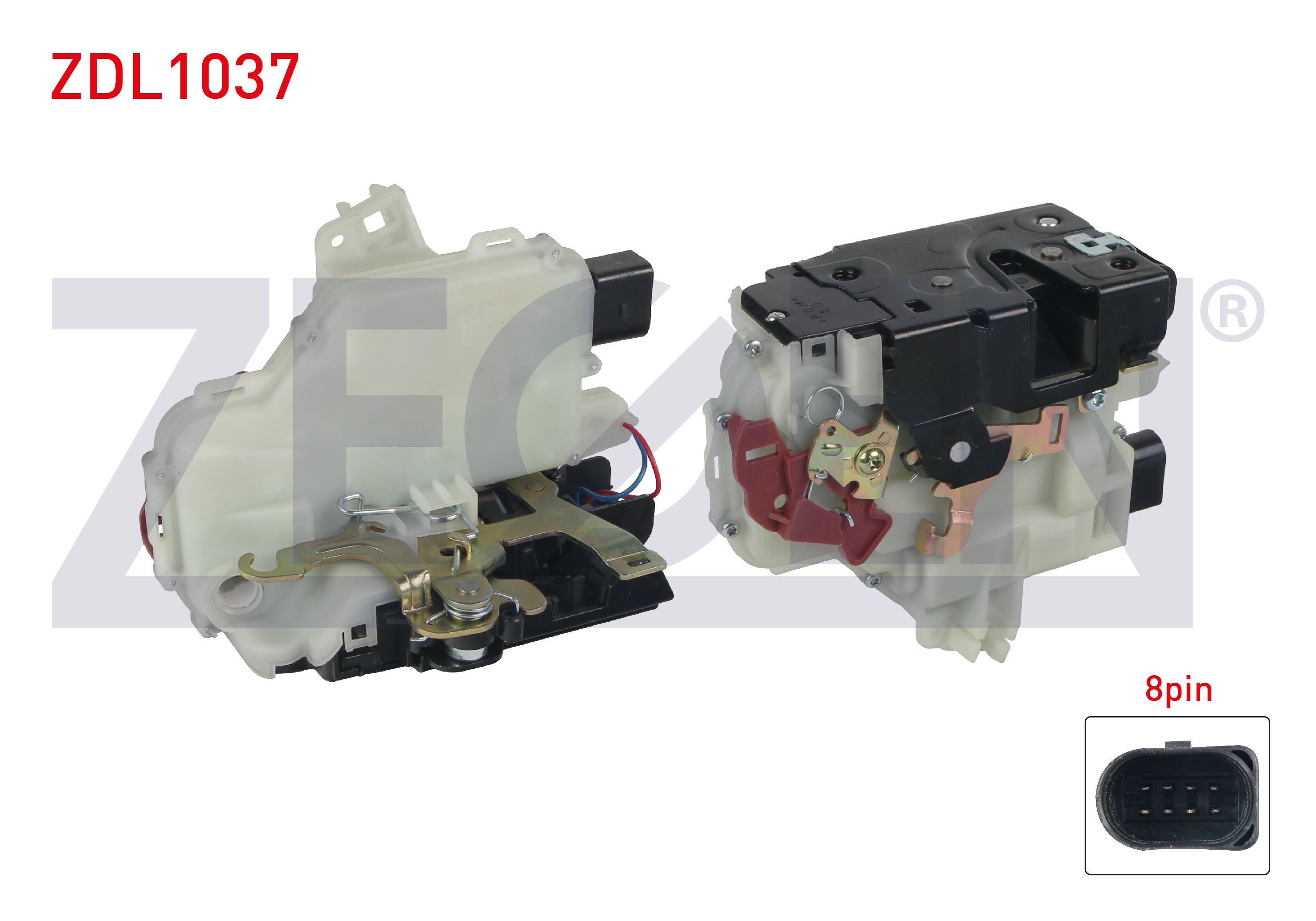 ZEGEN  | KAPI KILIDI SAG ON 8 PIN VOLKSWAGEN CADDY III - GOLF V - VI - JETTA III 2004-2015