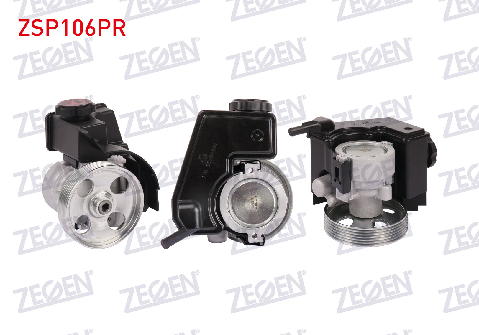 ZEGEN SP81264 | DIREKSIYON POMPASI 100 BAR KASNAKLI 114mm 6PK DEPOLU PEUGEOT PARTNER 1.9 D 1996-2008 / BERLINGO 1.9 D 1996-2008