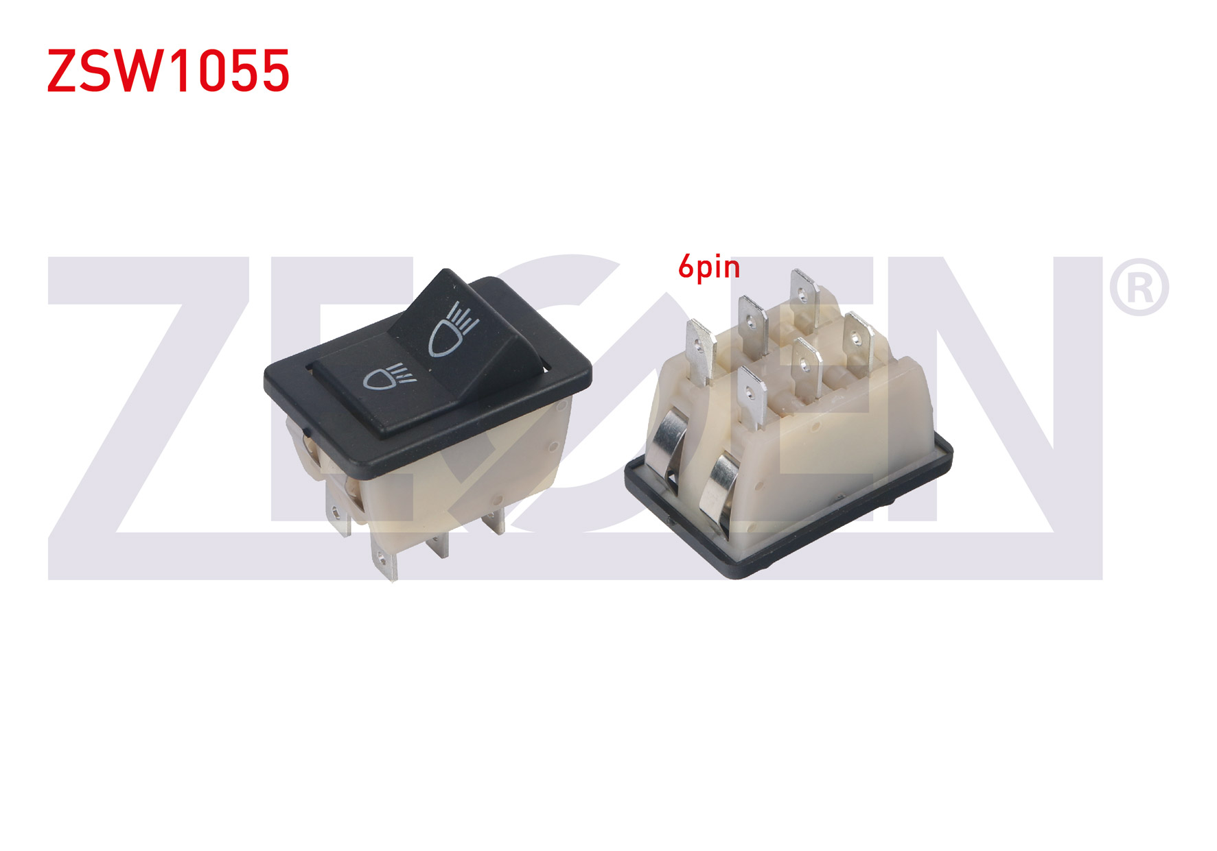 ZEGEN  | FAR ANAHTARI UNIVERSAL 6 PIN 12V