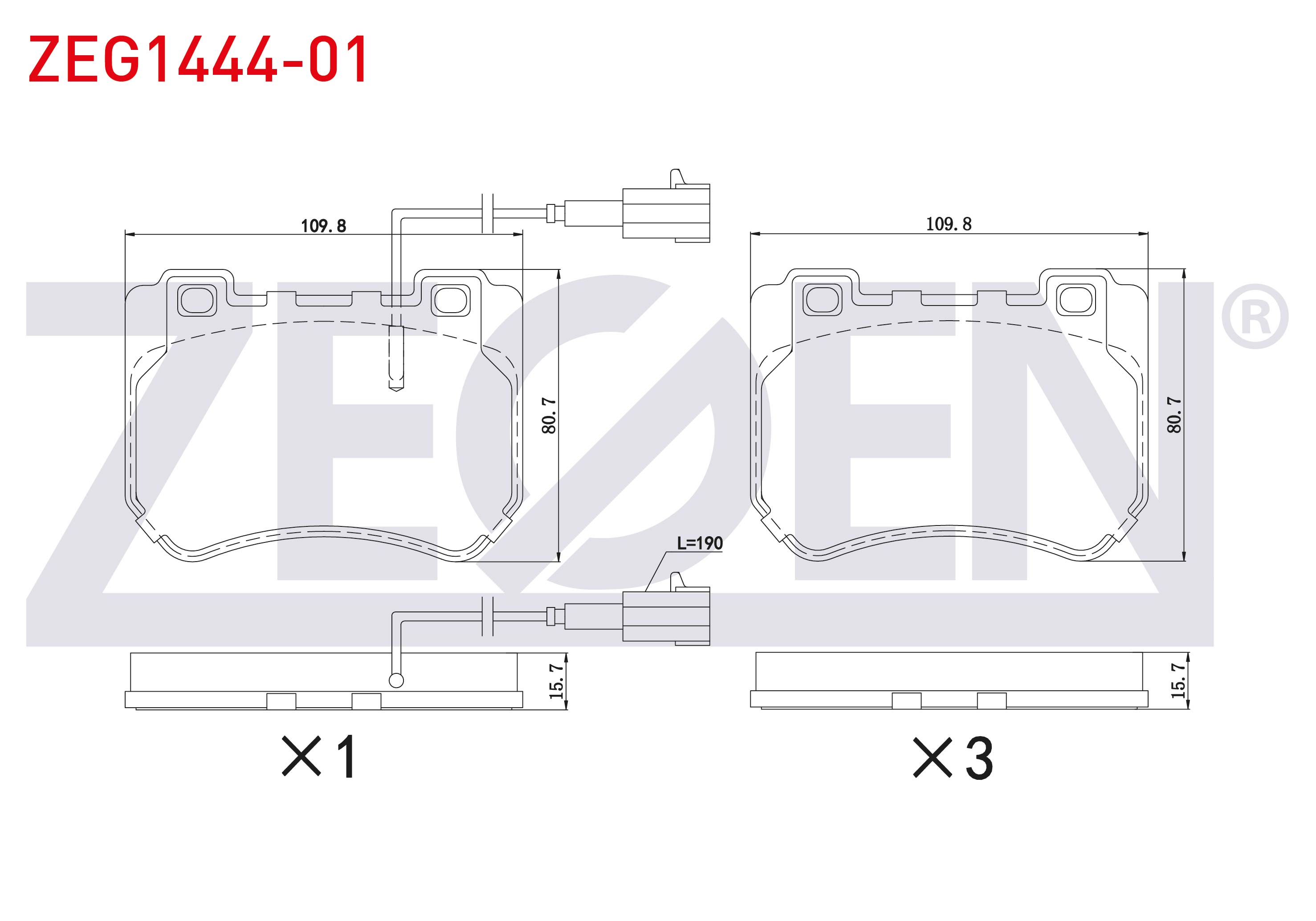 ZEGEN 0 986 494 402 | FREN BALATA FISLI ON ALFA ROMEO 159 1.8 MPI - 1.8 TBI - 1.9 JTDM - 1.9 JTB - 2.0 JTDM 2006-2011