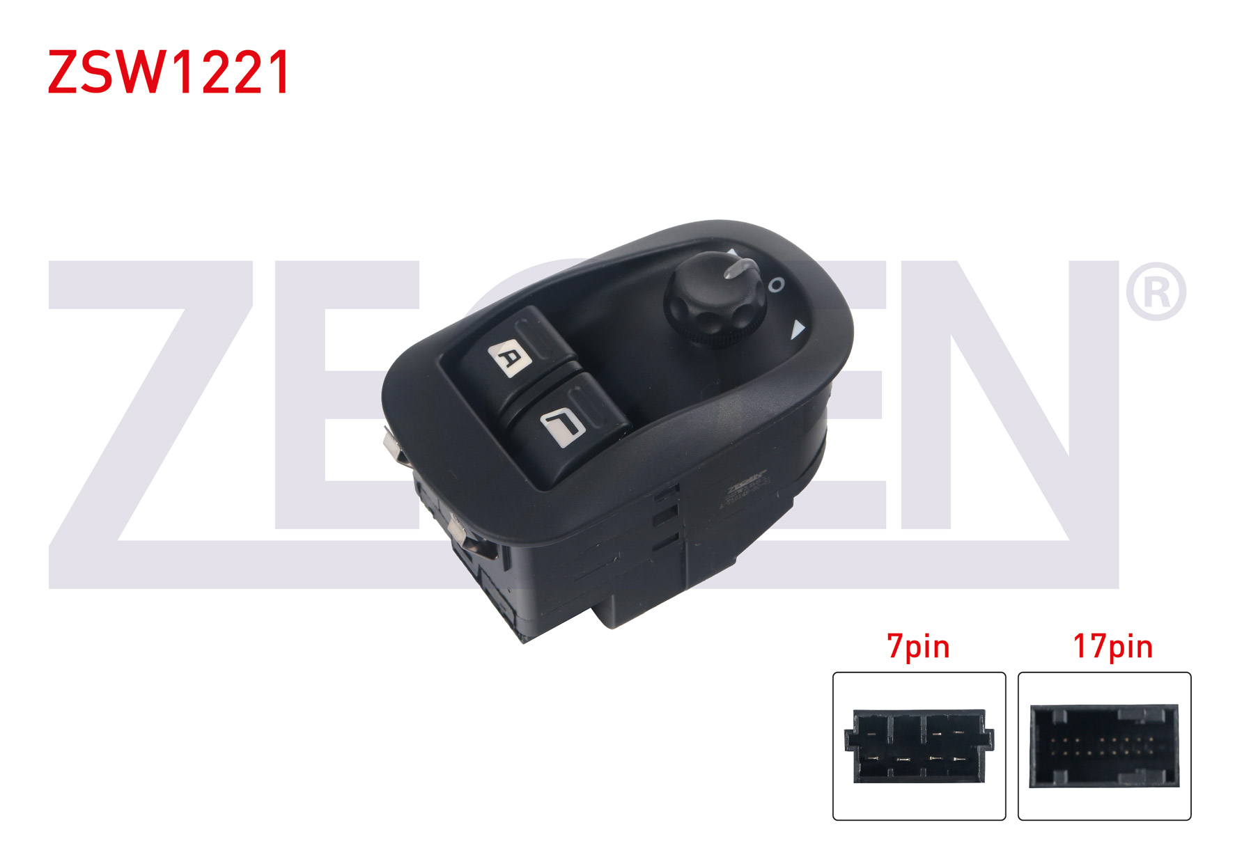 ZEGEN  | CAM ACMA ANAHTAR GRUP AYNA AYARLI CIFTLI 24 PIN 206 - 306 - SCUDO - EXPERT - JUMPY 1993-2006