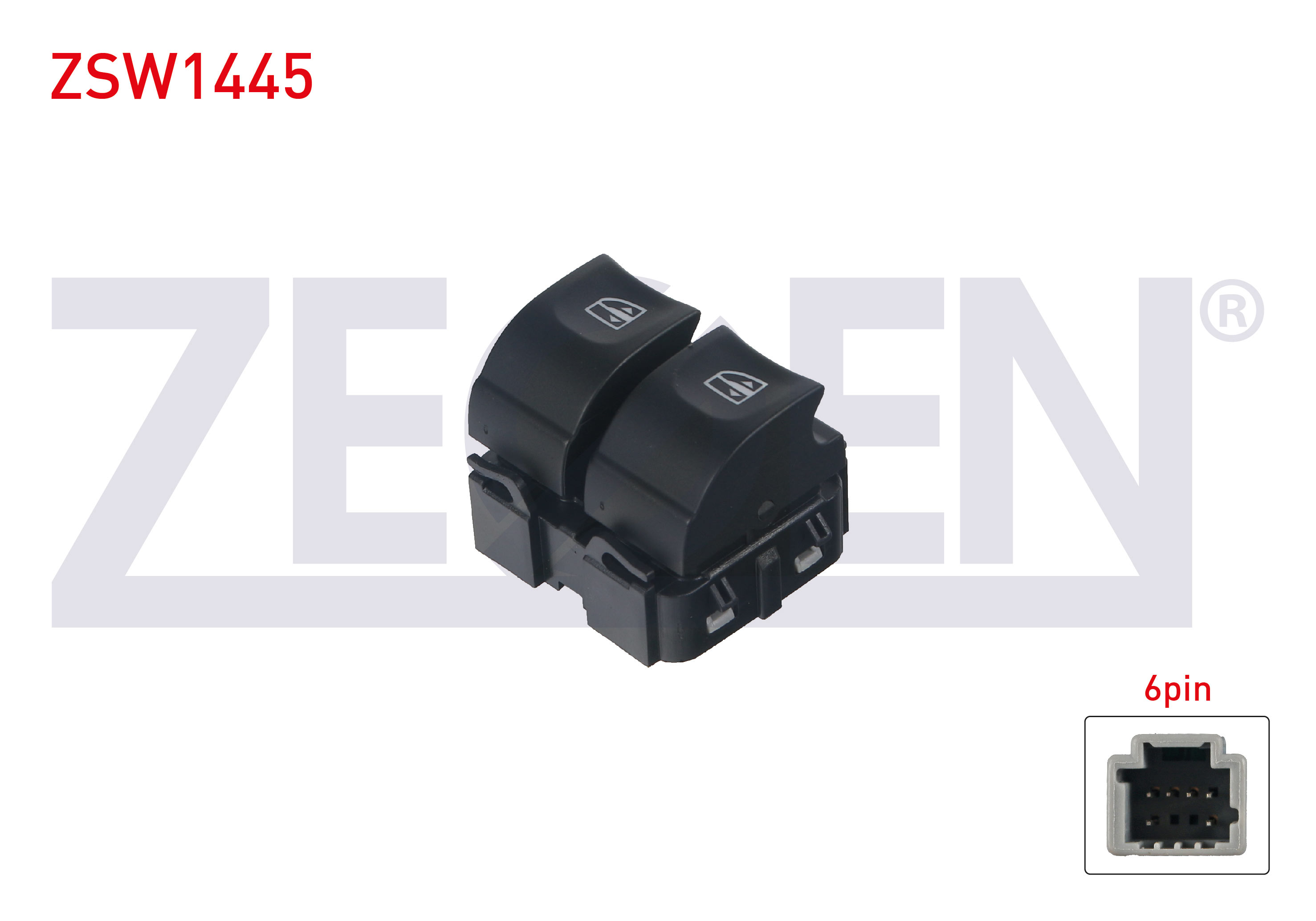 ZEGEN  | CAM ACMA ANAHTARI CIFTLI 6 PIN DACIA DUSTER - SANDERO II 2010-