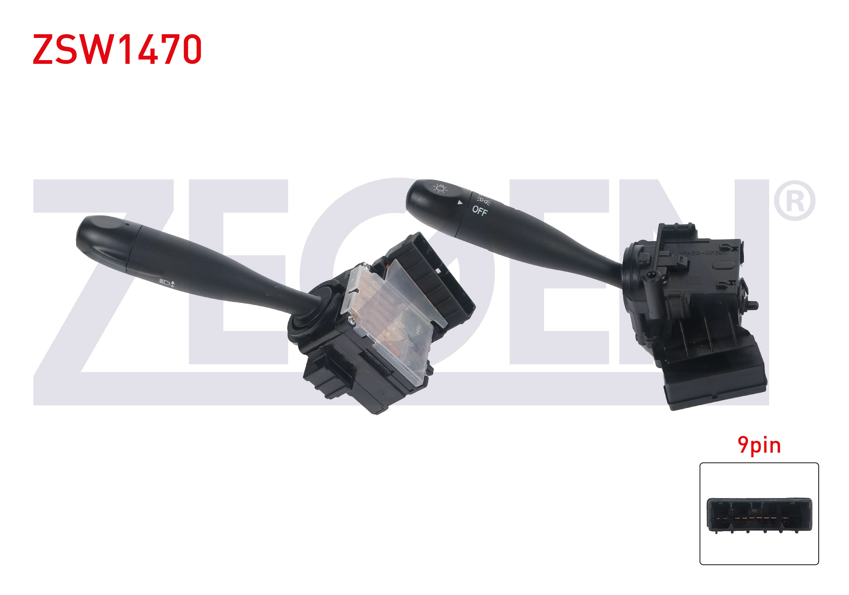 ZEGEN  | FAR SINYAL KUMANDA KOLU 9 PIN HYUNDAI H100 KAMYONET 2004-2011 / KIA BONGO 2004-2009