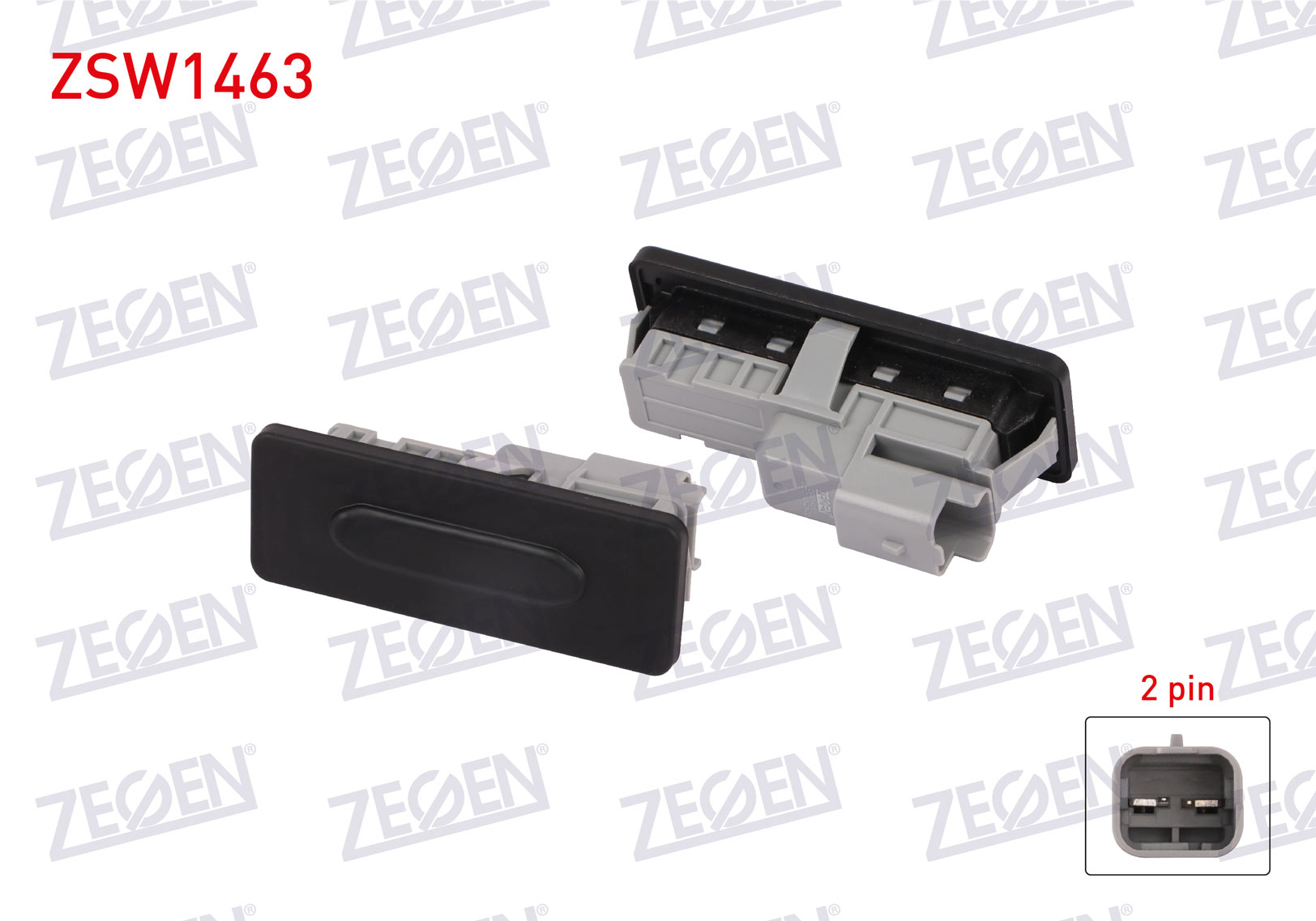 ZEGEN  | BAGAJ KILIT BUTONU 2 PIN RENAULT MEGANE IV - SYMBOL III 2012-