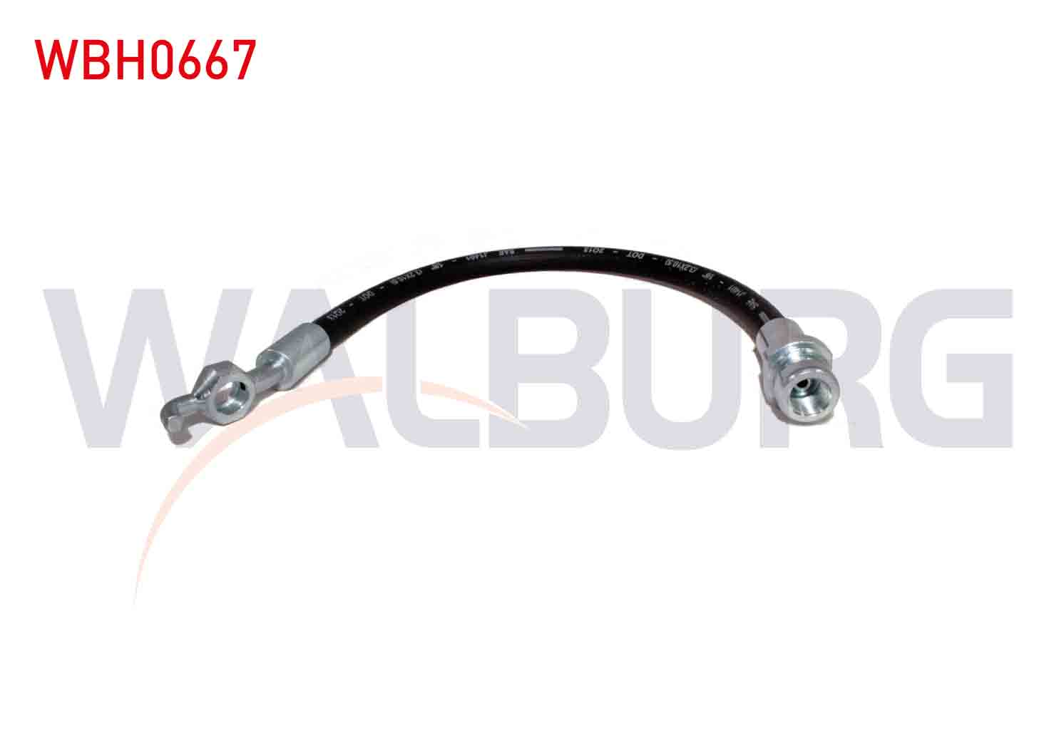 WALBURG 1 987 481 891 | FREN HORTUMU ARKA SAG 310mm HYUNDAI IX35 (LM) 2010- / KIA SPORTAGE (SL) 2010-