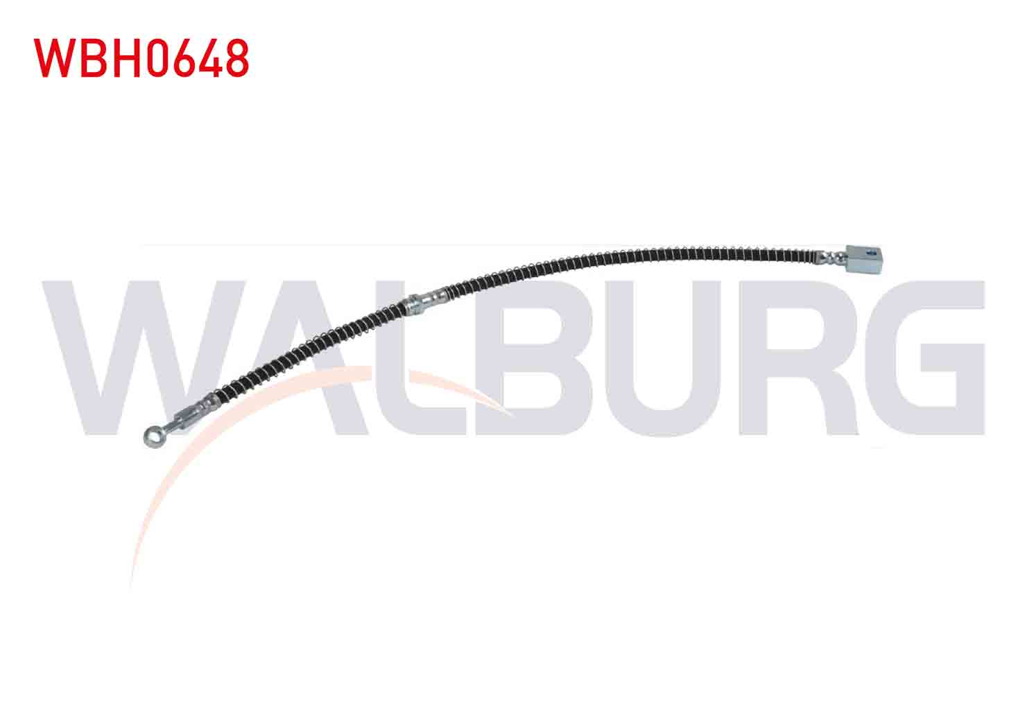 WALBURG PHD1232 | FREN HORTUMU ON SOL-SAG 680mm SSANGYONG ACTYON 200 XDI 2005-2012 / SSANGYONG ACTYON I 2005-2012 / SSANGYONG ACTYON II 2011-