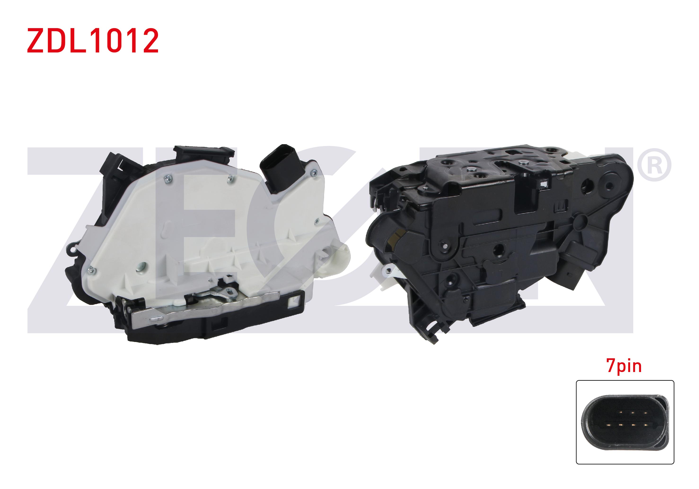 ZEGEN  | KAPI KILIDI SOL ON 7 PIN VOLKSWAGEN PASSAT CC - AMAROK - SCIROCCO - TIGUAN 2008-/ AUDI A1 2010-/ SEAT IBIZA V 2008-/ SKODA FABIA II - SUPERB II 2006-2015